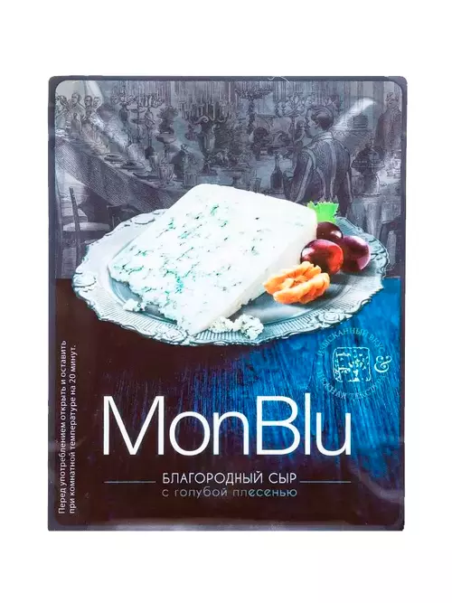 Сыр Mont Blu с голубой благородной плесенью, 50%