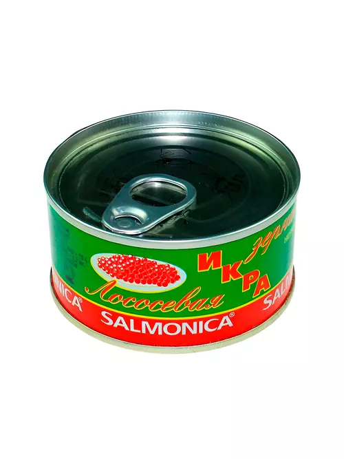 Икра лососевая кета ГОСТ 130гр (Salmonica)