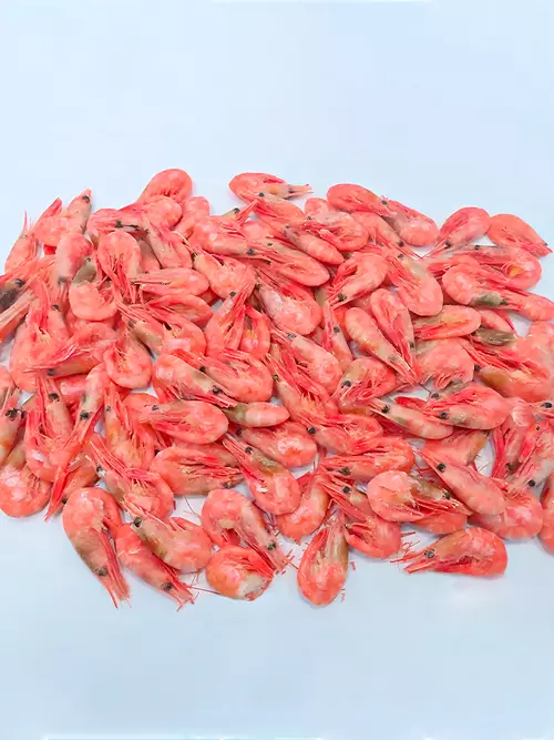 Креветки северные с головой, размер 90/120, коробка 1кг