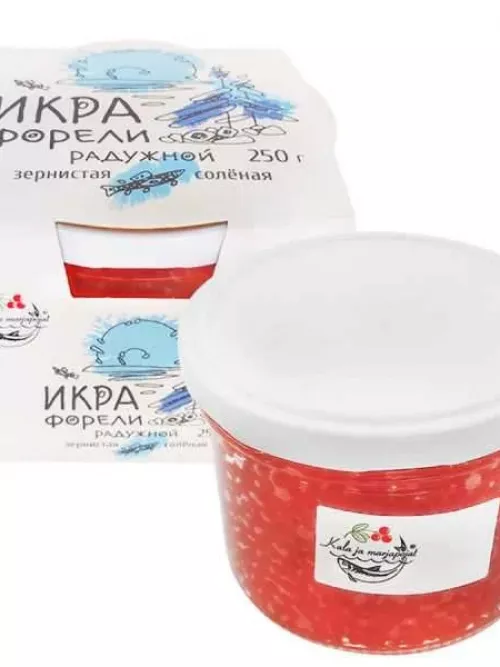 Икра форели зернистая сол ст/б 250гр