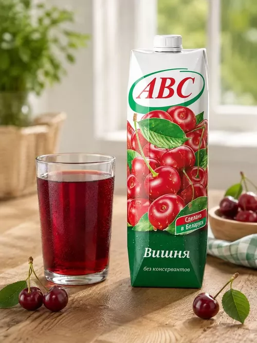 Нектар вишневый т/пак 1л  АВС РБ