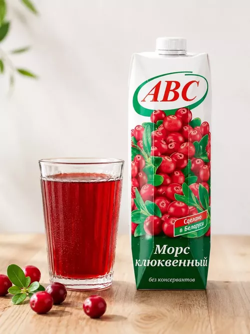 Морс Клюквенный т/пак 1л  АВС РБ